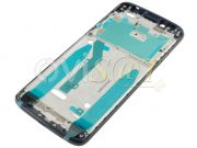 Carcasa frontal / central con marco azul para Lenovo / Motorola Moto G6 Play
